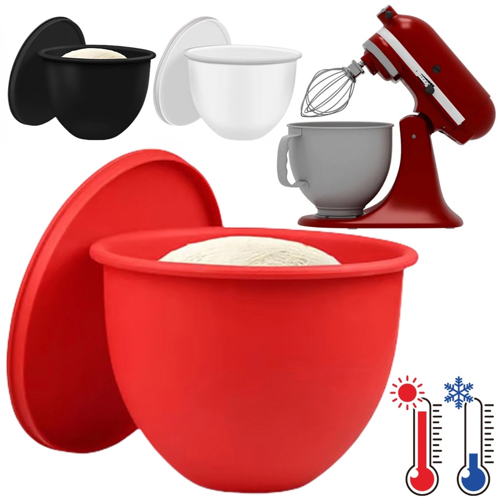Kitchenaid Baking Bowl - Silikonowe wkładki z pokrywką do miksera