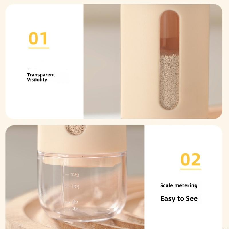 Kitchen Baking Storage Containers - Higieniczny dozownik przypraw typu Press do