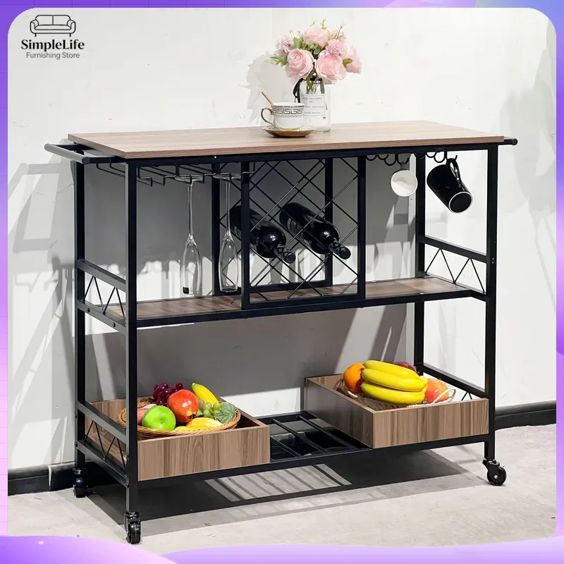 Kitchen Baking Cart - Wielofunkcyjny wózek kuchenny z półkami do