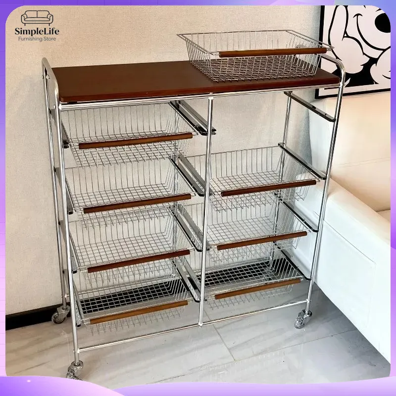 Kitchen Baking Cart - Wózek kuchenny w stylu retro z