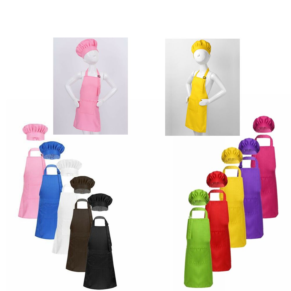 Baking Kitchen Set Up - Regulowany Zestaw Fartucha i Czapki Szefa