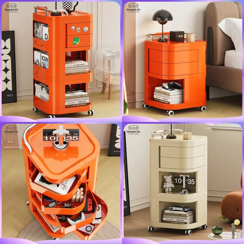 Kitchen Baking Cart - Wózek kuchenny na kółkach, mobilny wózek