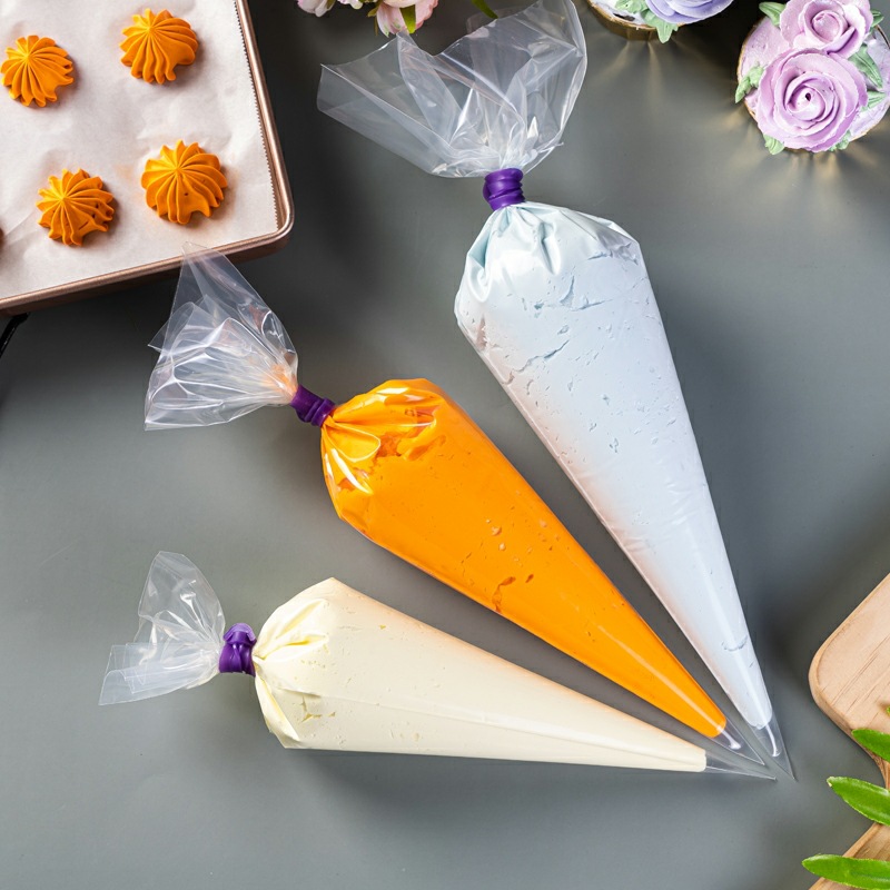 Piping Bag Disposable - 100 szt. Grube, jednorazowe worki cukiernicze,