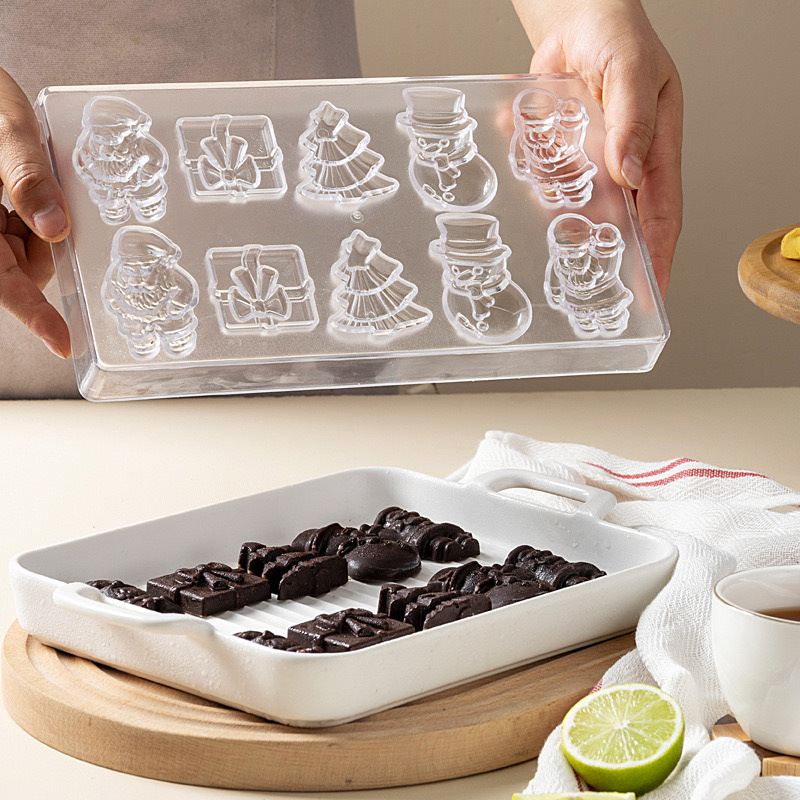 Kitchen Baking Supplies - Plastikowe foremki do czekolady PS Przezroczyste