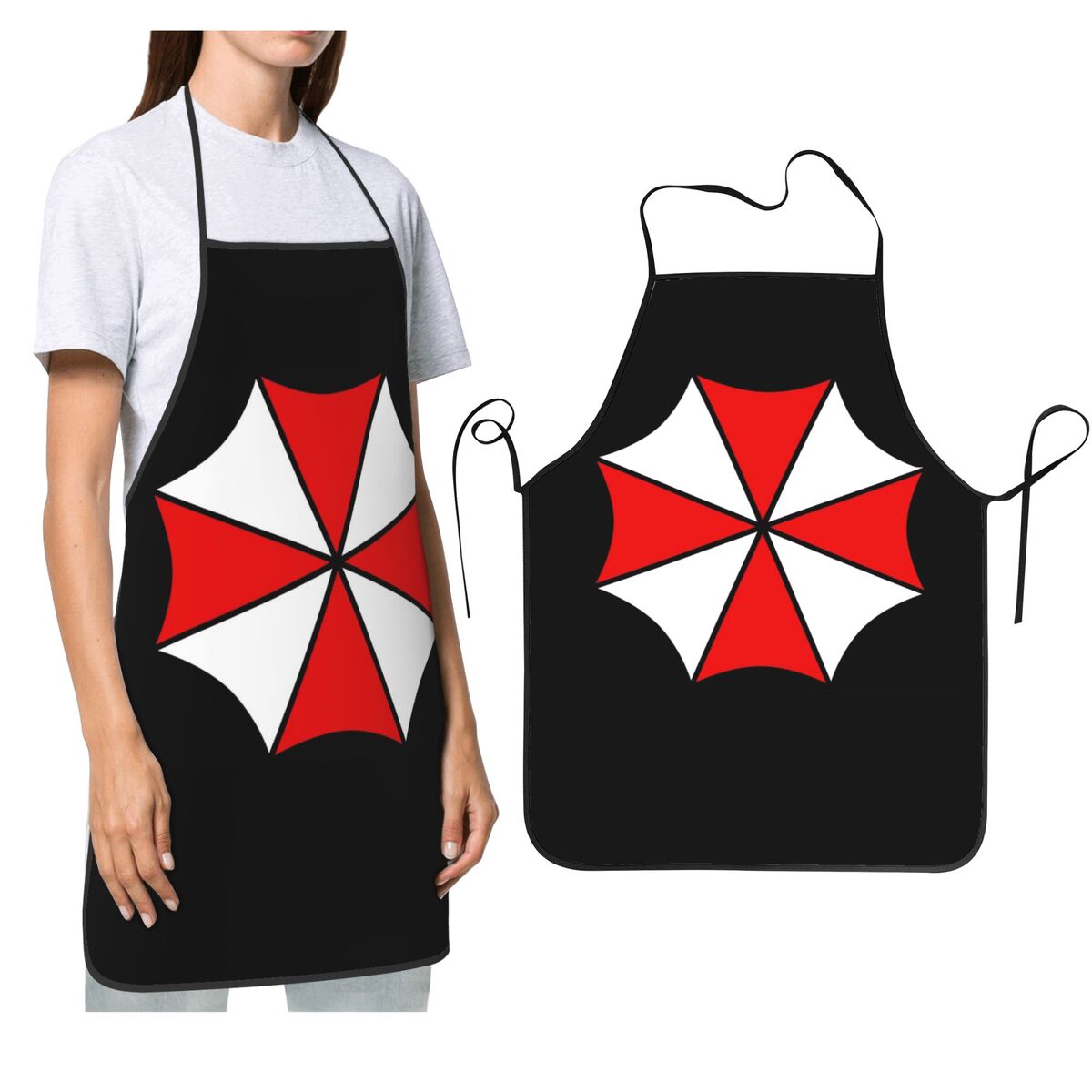 Kitchen Baking Game - Spódnica kuchenna bez rękawów, fartuch, śliniak,