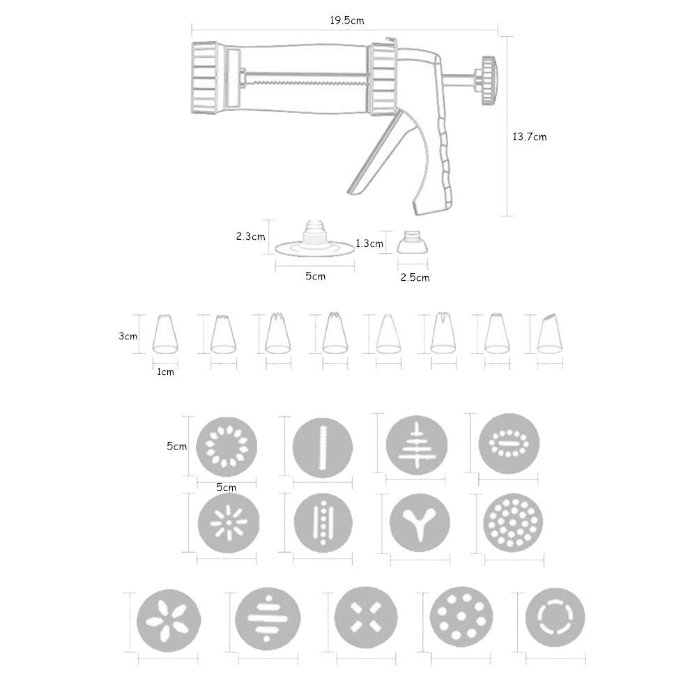 LMETJMA Cookie Press Kit Zesta – Piping Bag Disposable recenzja i cena