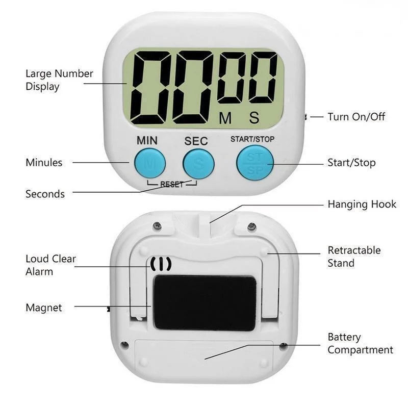 Mini Cyfrowy Timer Kuchenny Du – Kitchen Baking Game recenzja i cena