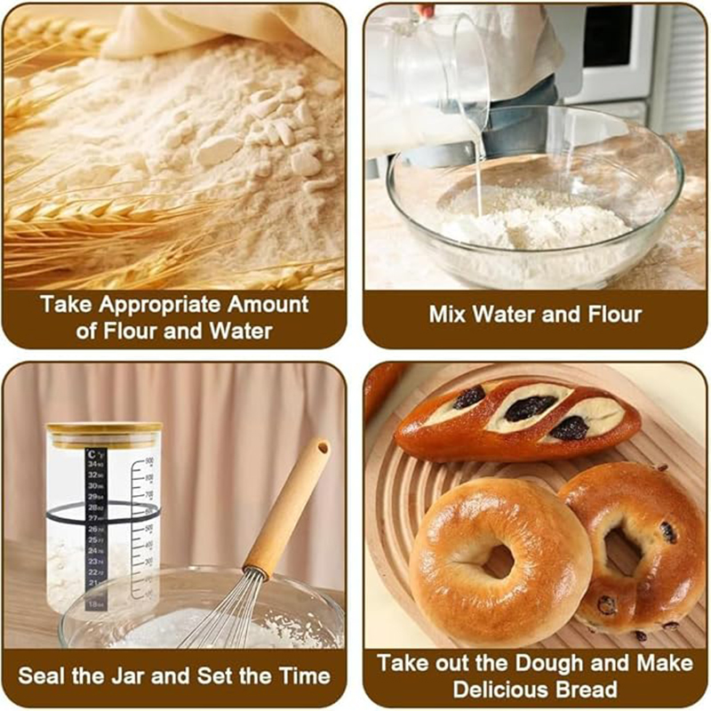 Zestaw do fermentacji chleba n – Kitchen Baking Storage Containers recenzja i cena