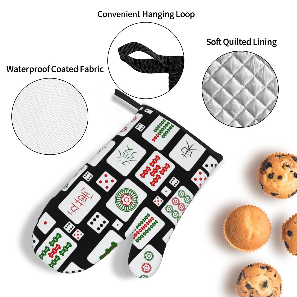 Kostki do mahjonga, rękawice k – Kitchen Baking Game recenzja i cena