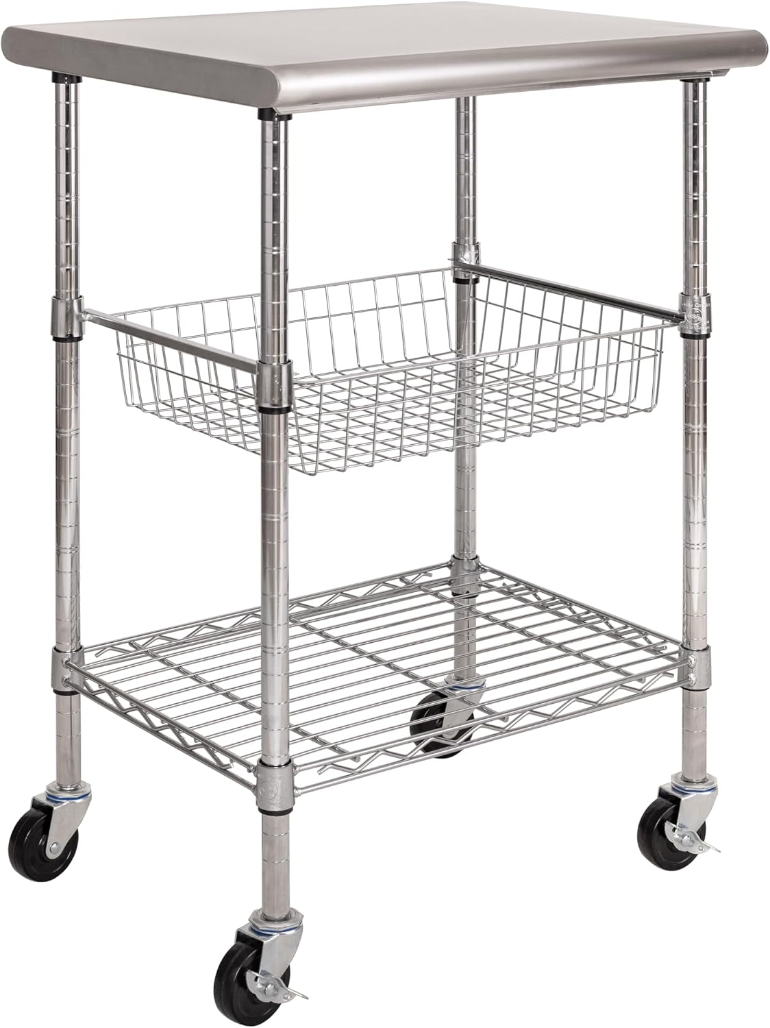 Stół roboczy ze stali nierdzew – Kitchen Baking Cart recenzja i cena