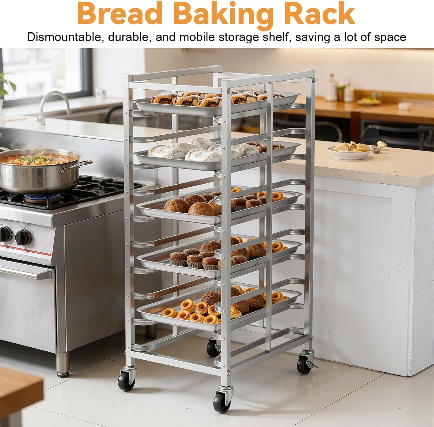 Komercyjny wózek do pieczenia  – Kitchen Baking Cart recenzja i cena