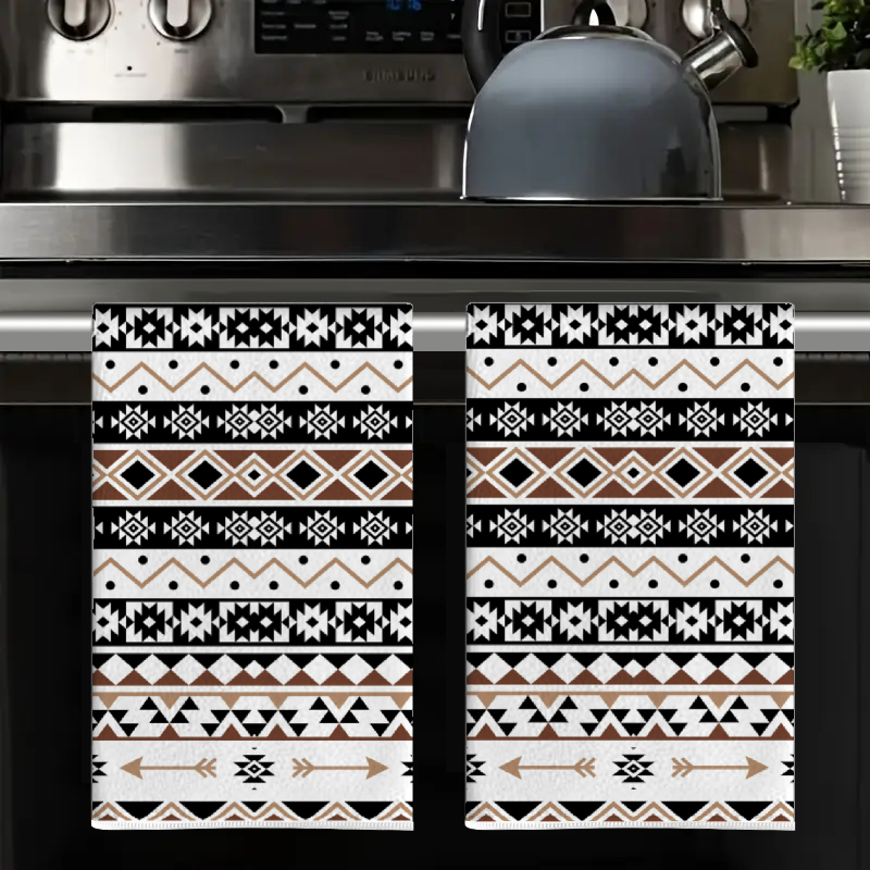 2 sztuki, czarno-białe ręcznik – Kitchen Baking Necessities recenzja i cena