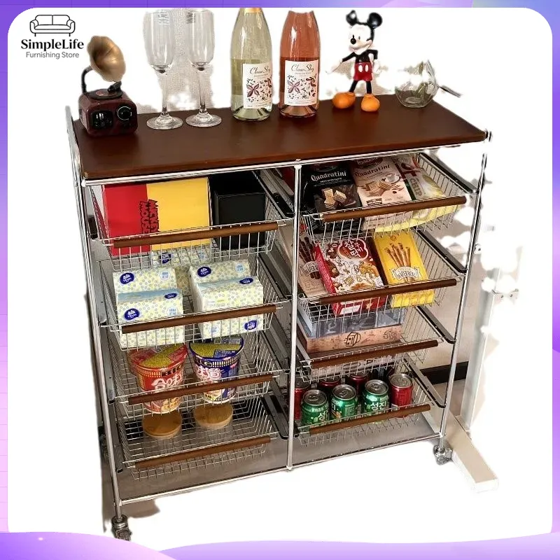 Wózek kuchenny w stylu retro z – Kitchen Baking Cart recenzja i cena