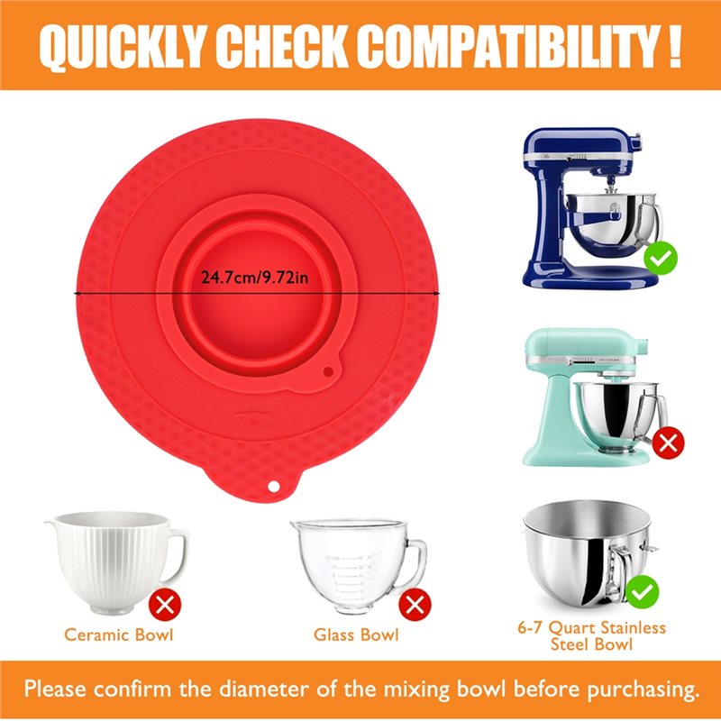 Pokrywa silikonowa do miski mi – Stand Mixer Bowl recenzja i cena