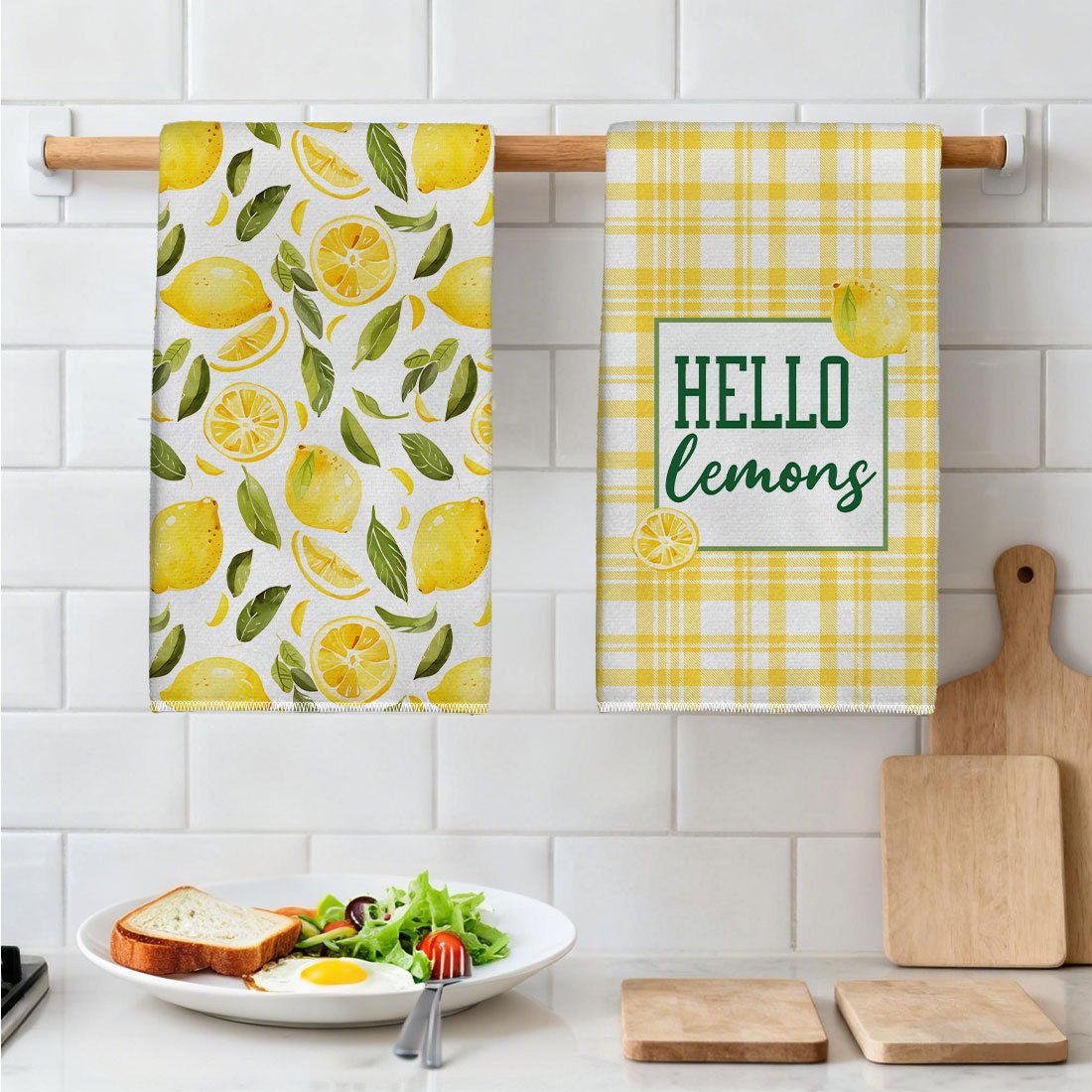 2 sztuki, żółto-białe, w kratk – Kitchen Baking Necessities recenzja i cena