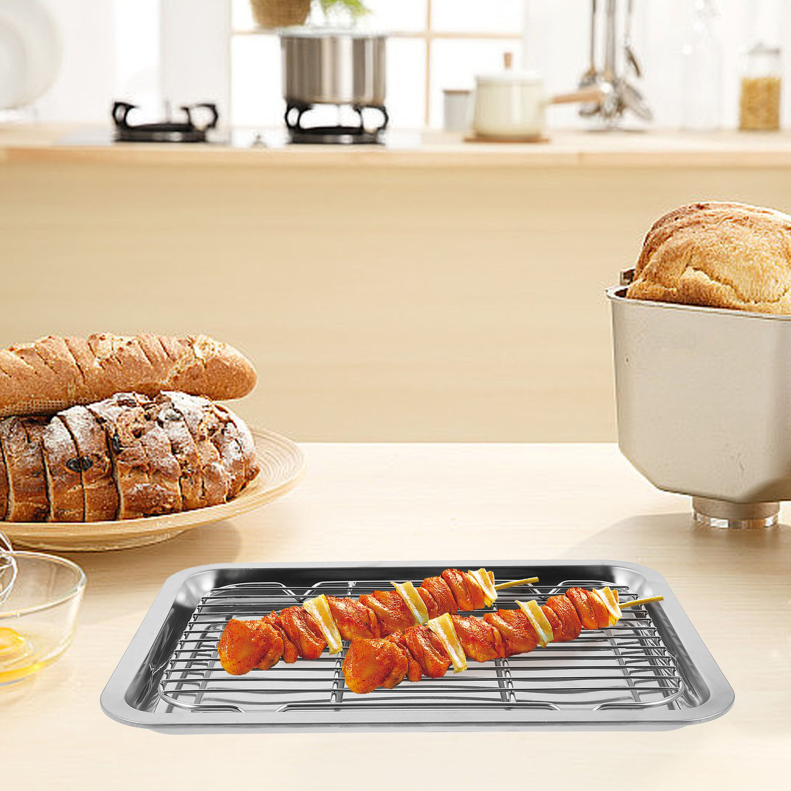 1 zestaw stalowych rusztów do  – Cooling Rack Wire recenzja i cena