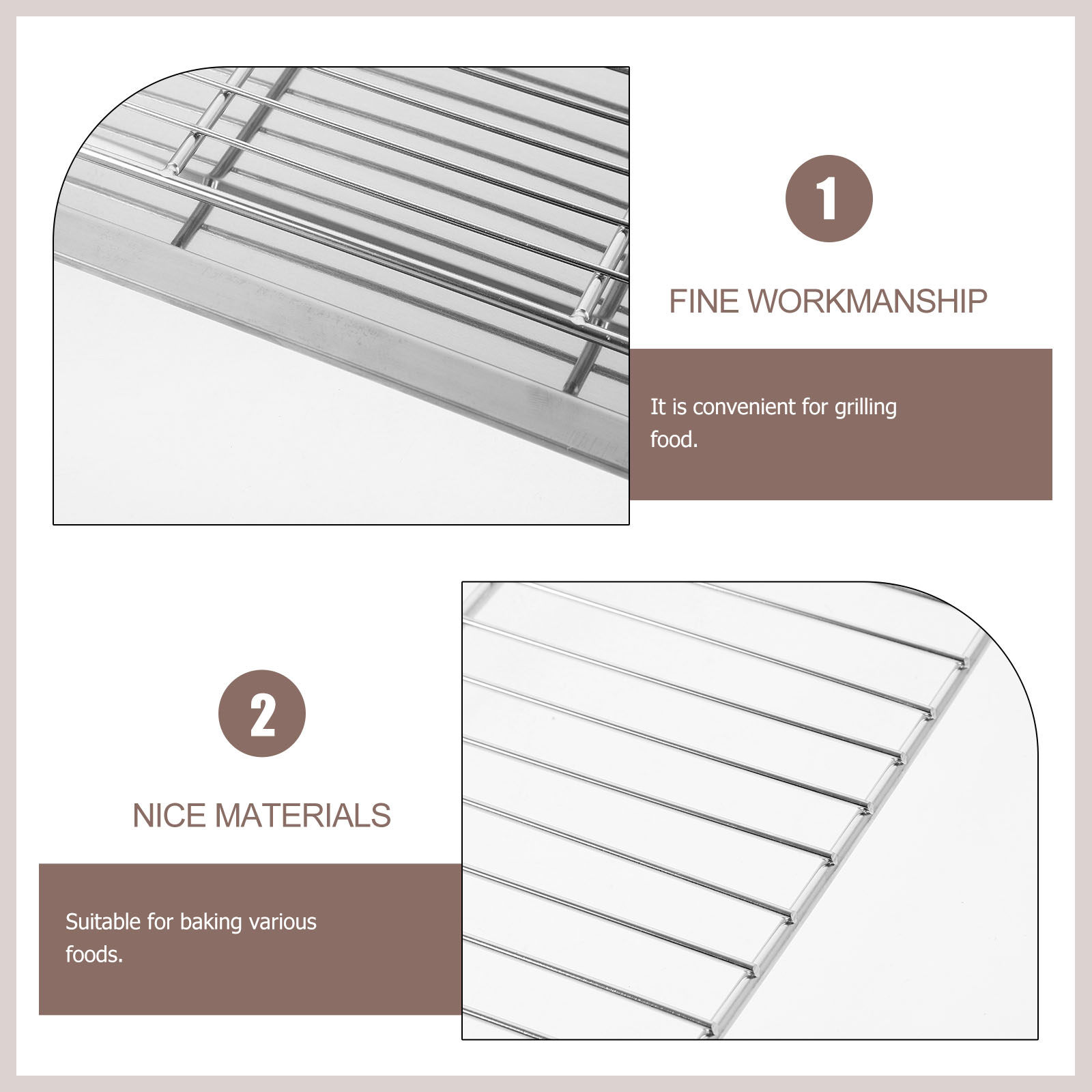 1 zestaw stalowych rusztów do  – Cooling Rack Wire recenzja i cena