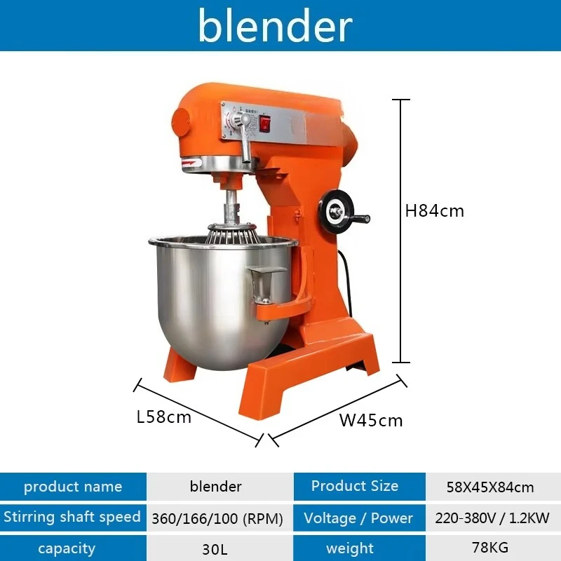 30L Mikser do ciasta, mleka, c – Baking In Kitchen recenzja i cena
