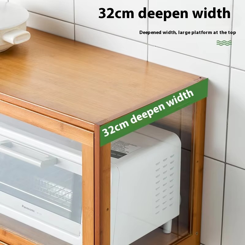 Wózek kuchenny z drewna mango, – Kitchen Baking Cart recenzja i cena