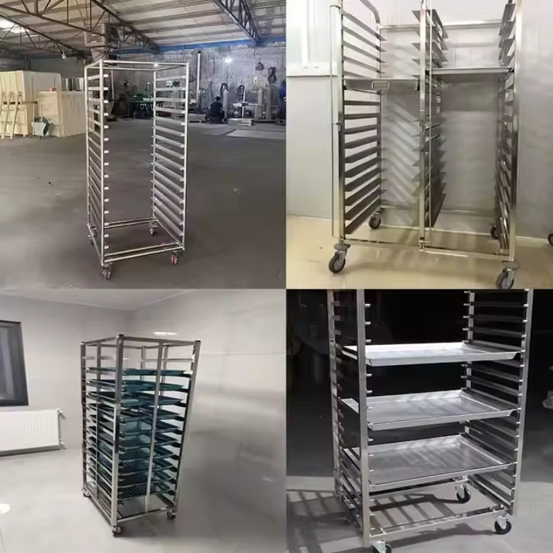 Wózek kuchenny ze stali nierdz – Kitchen Baking Cart recenzja i cena